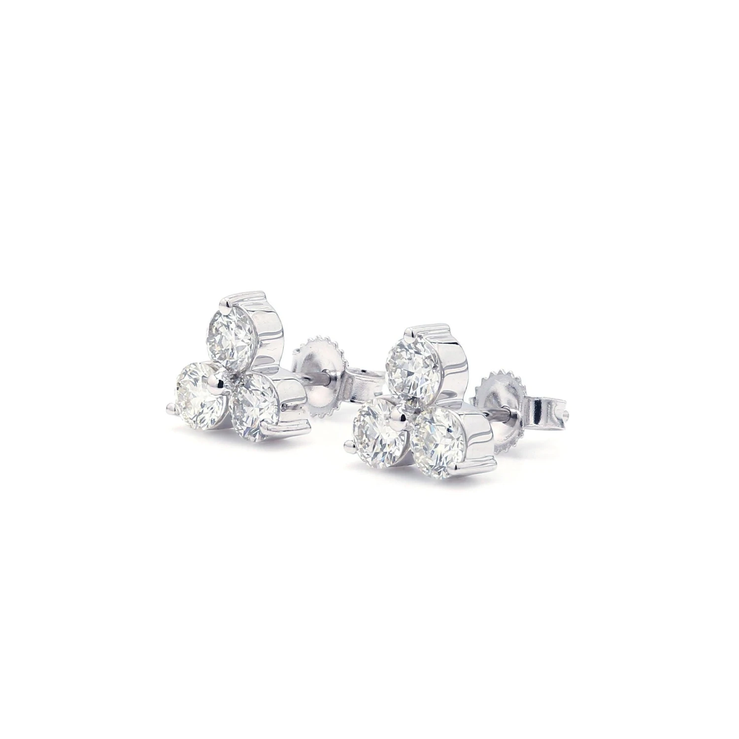 Monica Earrings 1.00Ctw(Diamond Earrings 455156) 4 Monica Earrings 1.00Ctw(Diamond Earrings 455156) - Image 2