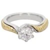 Monique Ring - 1.00 Ct. T.W.(Silver Gold Diamond Ring 457370)