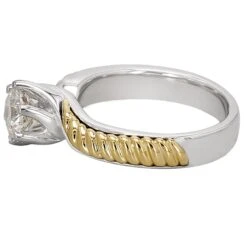 Monique Ring - 1.00 Ct. T.W.(Silver Gold Diamond Ring 457370) -NEWWORLD DIAMONDS monique ring 1 00 ct t w for ring gemstone jewelry 7