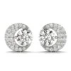 Moon Earrings 5/8Ctw(Sun Moon Diamond Stud Earrings) -NEWWORLD DIAMONDS moon earrings 58ctw for earrings gemstone jewelry 1