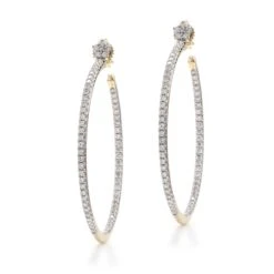 Naomi Earrings 1.00Ctw(White Diamonds Earrings 454265)