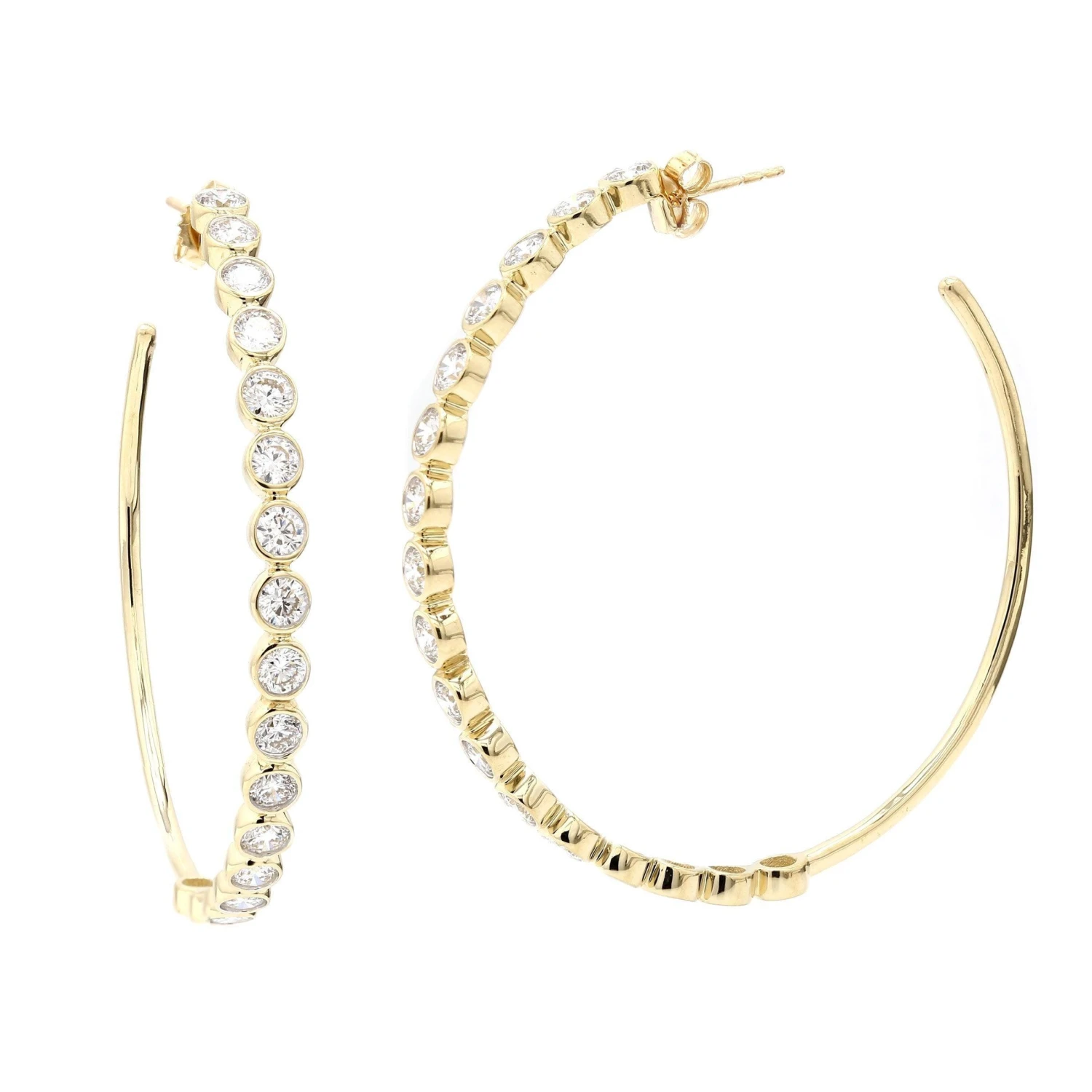 Natalie Earrings 4.00Ctw(Diamond Earrings 455162) 4 Natalie Earrings 4.00Ctw(Diamond Earrings 455162) - Image 2