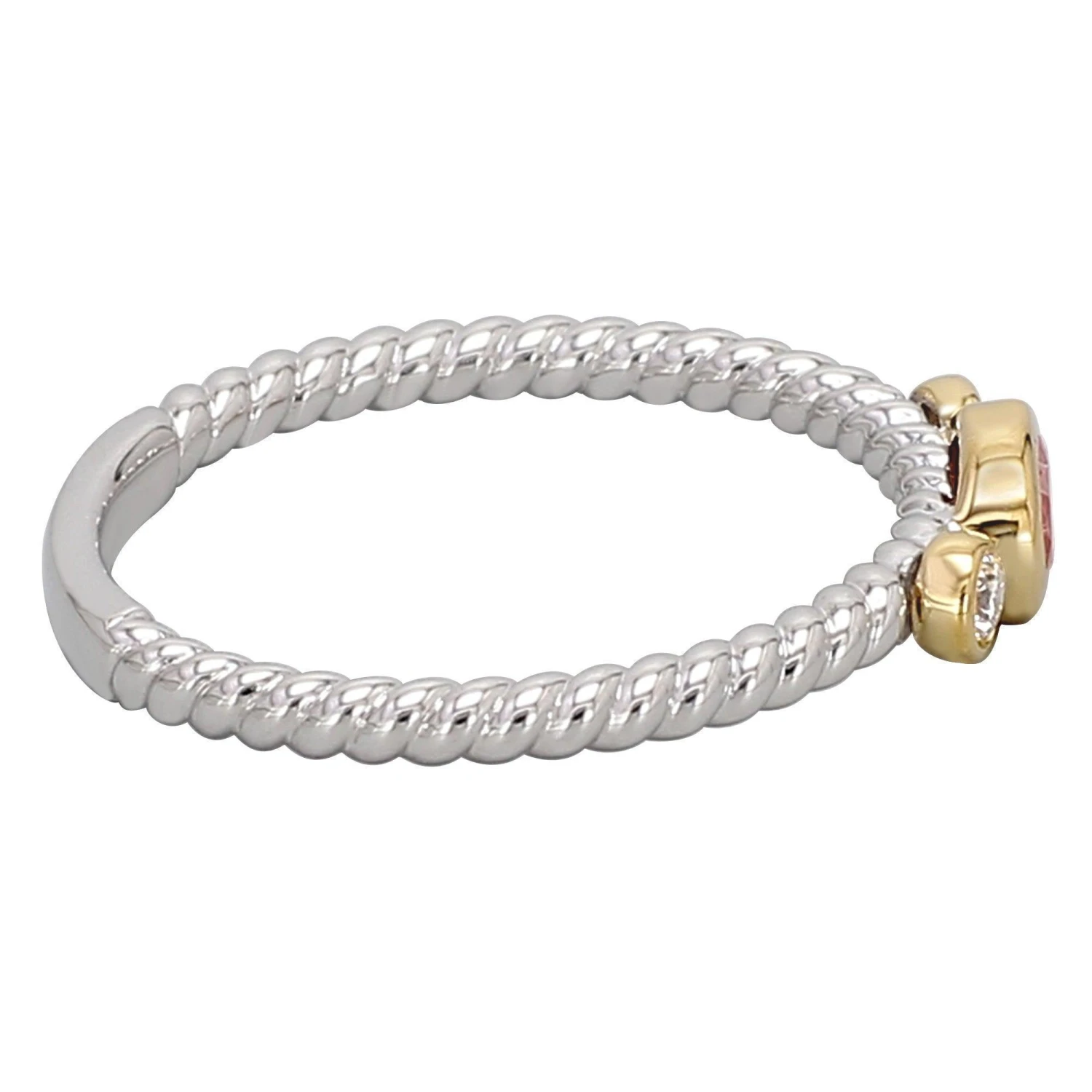 Nell Ring - 1/3 Ct. T.W.(Silver Gold Diamond Ring 457368) 6 Nell Ring - 1/3 Ct. T.W.(Silver Gold Diamond Ring 457368) - Image 4