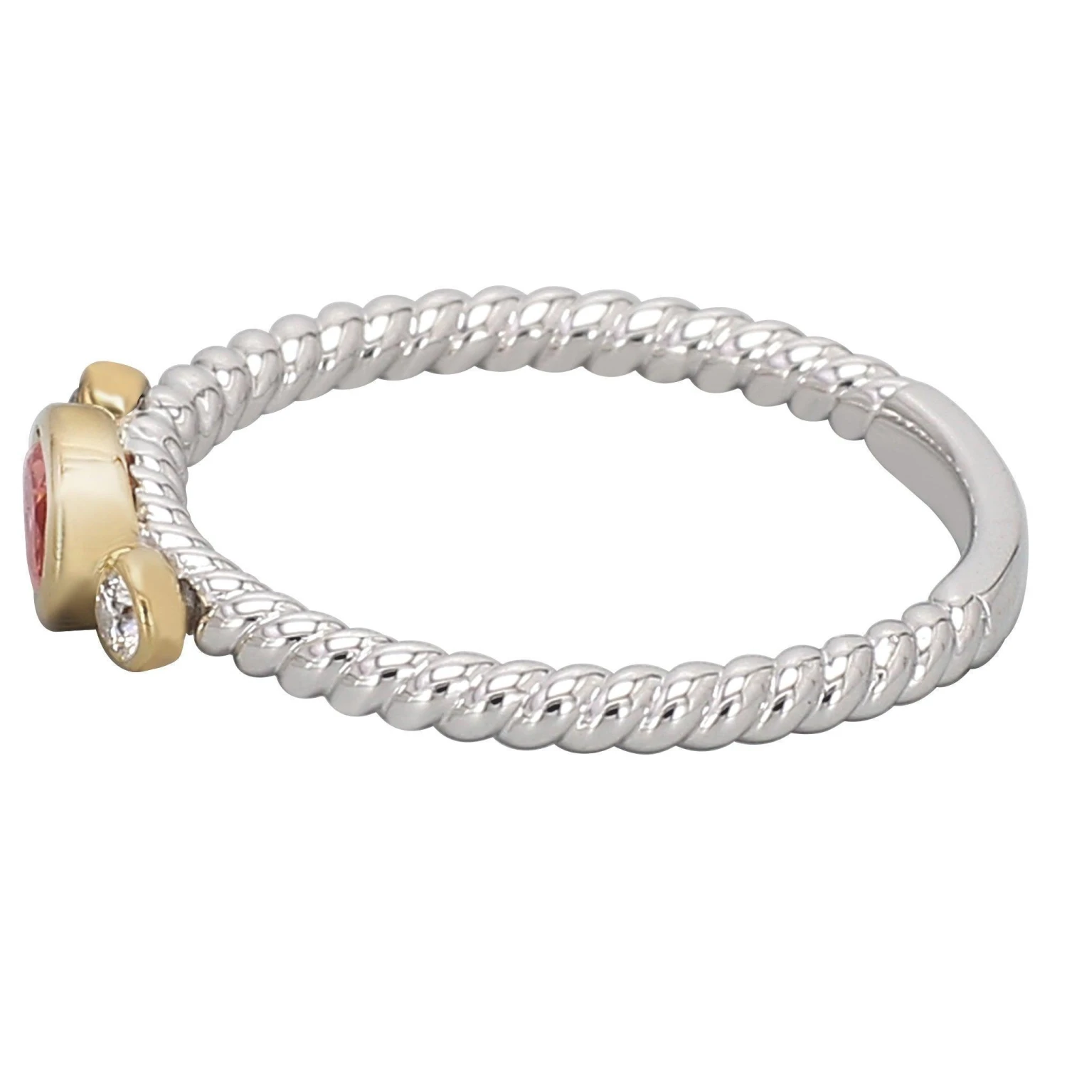 Nell Ring - 1/3 Ct. T.W.(Silver Gold Diamond Ring 457368) 10 Nell Ring - 1/3 Ct. T.W.(Silver Gold Diamond Ring 457368) - Image 8