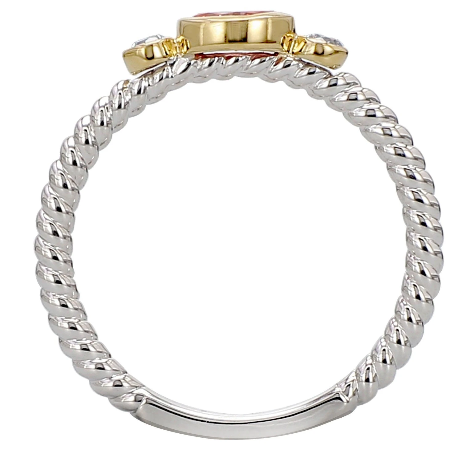 Nell Ring - 1/3 Ct. T.W.(Silver Gold Diamond Ring 457368) 11 Nell Ring - 1/3 Ct. T.W.(Silver Gold Diamond Ring 457368) - Image 9