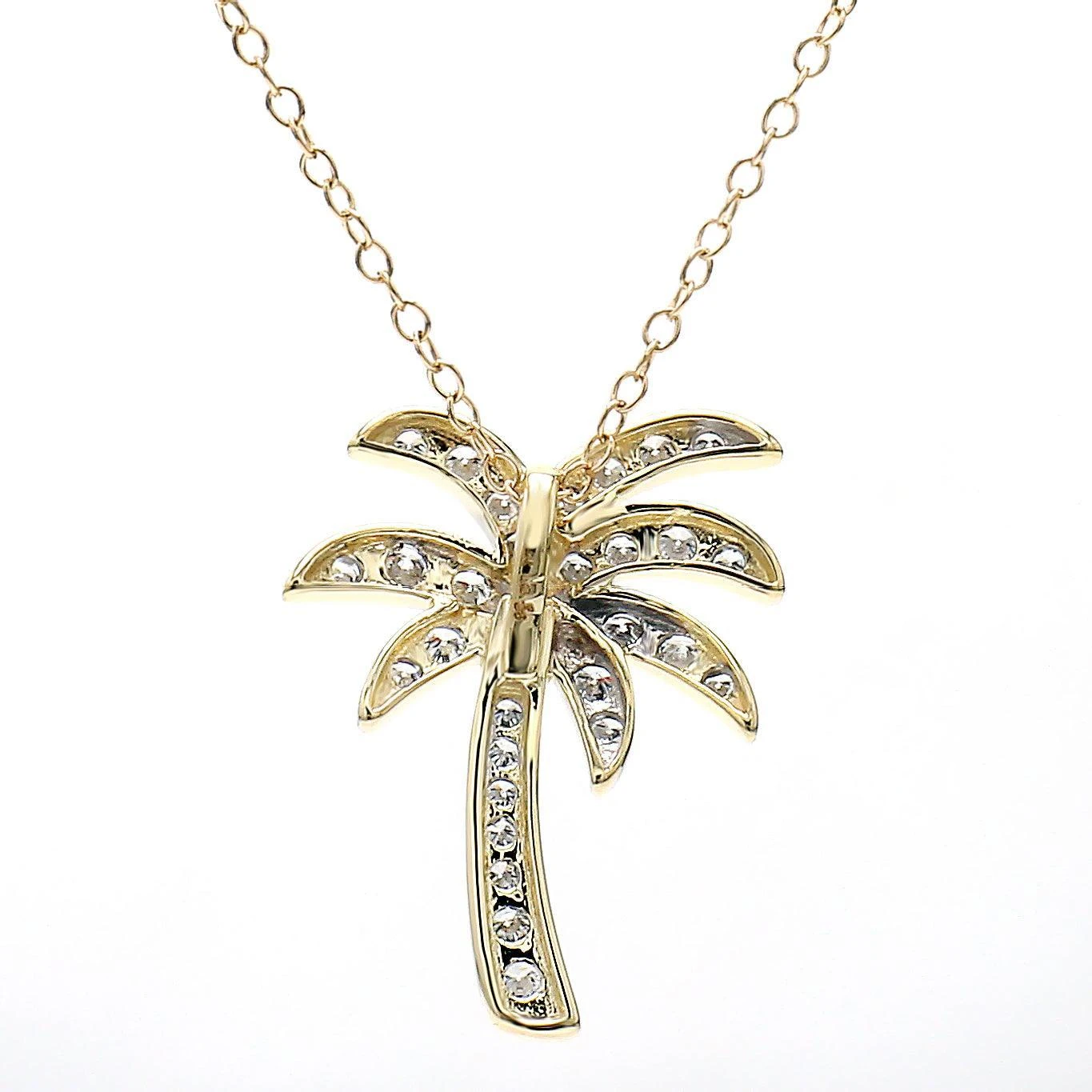Palm Tree Pendant 1/2 Ctw.(Palm Tree Pendant 453885) 6 Palm Tree Pendant 1/2 Ctw.(Palm Tree Pendant 453885) - Image 4