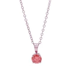 Patty Pendant - 3/4 Ctw. Pink(Pink Diamond Solitaire 261780) -NEWWORLD DIAMONDS patty pendant 34 ctw pink for pendant gemstone jewelry 6