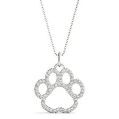 Paw Print Pendant 3/8Ctw(Paw Pendant 3 8ctw)