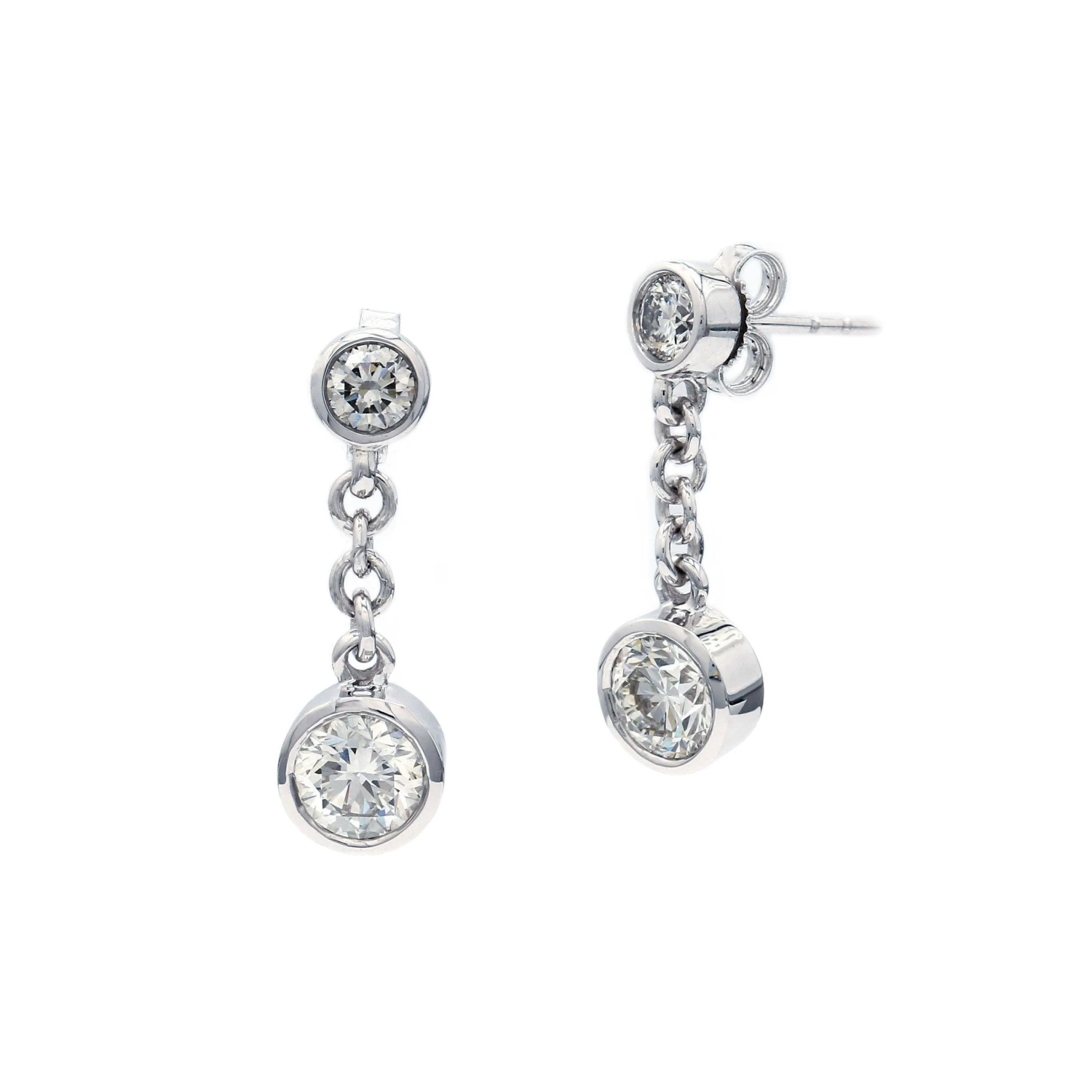 Penelope Earrings 1 1/2Ctw(Diamond Earrings 456113) 4 Penelope Earrings 1 1/2Ctw(Diamond Earrings 456113) - Image 2