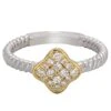 Ramona Ring - 1/4 Ct. T.W.(Silver Gold Diamond Ring 457364) -NEWWORLD DIAMONDS ramona ring 14 ct t w for ring gemstone jewelry 1
