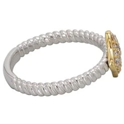 Ramona Ring - 1/4 Ct. T.W.(Silver Gold Diamond Ring 457364) -NEWWORLD DIAMONDS ramona ring 14 ct t w for ring gemstone jewelry 4