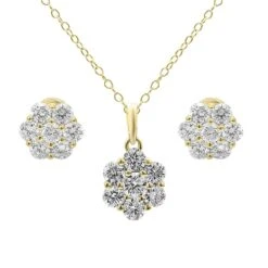 Rebecca Pendant & Earring Set - 2 1/2 Ct. T.W.(Diamonds Set 457079) 16 Rebecca Pendant & Earring Set - 2 1/2 Ct. T.W.(Diamonds Set 457079) -NEWWORLD DIAMONDS rebecca pendant and earring set 2 12 ct t w for pendant gemstone jewelry 3