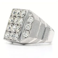 Roman Ring - 4.00 Ct. T.W.(Diamonds Ring 262429) -NEWWORLD DIAMONDS roman ring 4 00 ct t w for ring gemstone jewelry 3