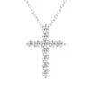 Rounded Cross Pendant - 1.0Ctw(Rounded Cross Pendant 1ct 453899) -NEWWORLD DIAMONDS rounded cross pendant 1 0ctw for pendant gemstone jewelry 1