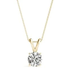 Roxie Pendant 3/8Ct(Small Diamond Pendant Solitaire) -NEWWORLD DIAMONDS roxie pendant 38ct for necklace gemstone jewelry 3
