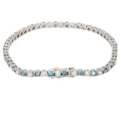 Sage Bracelet - 5.00 Ct. T.W. Blue(Blue Diamond Bracelet 263582) 9 Sage Bracelet - 5.00 Ct. T.W. Blue(Blue Diamond Bracelet 263582) -NEWWORLD DIAMONDS sage bracelet 5 00 ct t w blue for bracelet gemstone jewelry 3