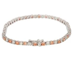 Sage Bracelet - 5.00 Ct. T.W. Pink(Pink Diamond Bracelet 263581) -NEWWORLD DIAMONDS sage bracelet 5 00 ct t w pink for bracelet gemstone jewelry 3