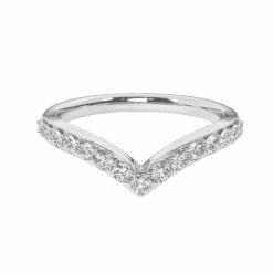 Shelly Chevron Band - 1/3Ctw(Chevron Diamond Ring 263342)