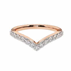 Shelly Chevron Band - 1/3Ctw(Chevron Diamond Ring 263342) -NEWWORLD DIAMONDS shelly ring 13ctw for ring gemstone jewelry 10