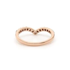 Shelly Chevron Band - 1/3Ctw(Chevron Diamond Ring 263342) -NEWWORLD DIAMONDS shelly ring 13ctw for ring gemstone jewelry 11