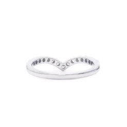 Shelly Chevron Band - 1/3Ctw(Chevron Diamond Ring 263342) -NEWWORLD DIAMONDS shelly ring 13ctw for ring gemstone jewelry 5