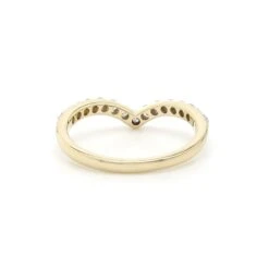 Shelly Chevron Band - 1/3Ctw(Chevron Diamond Ring 263342) -NEWWORLD DIAMONDS shelly ring 13ctw for ring gemstone jewelry 8