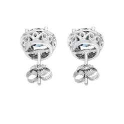 Skylar Earrings 2 1/3CT. T.W.(Blue Diamond Halo Earrings 457227) 8 Skylar Earrings 2 1/3CT. T.W.(Blue Diamond Halo Earrings 457227) -NEWWORLD DIAMONDS skylar earrings 2 13ct t w for earrings gemstone jewelry 3