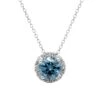 Skylar Pendant - 1 1/5 Ct. T.W.(Blue Diamond Halo Pendant 457228) 2 Skylar Pendant - 1 1/5 Ct. T.W.(Blue Diamond Halo Pendant 457228) -NEWWORLD DIAMONDS skylar pendant 1 15 ct t w for pendant gemstone jewelry 1
