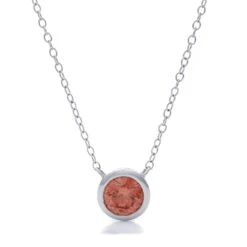 Sonya Necklace 0.85Ct(Pink Diamond Necklace 456717)