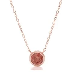 Sonya Necklace 0.85Ct(Pink Diamond Necklace 456717) -NEWWORLD DIAMONDS sonya necklace 0 85ct for necklace gemstone jewelry 4