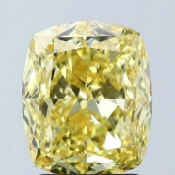 3.05Ct Vivid Yellow VVS2 IGI Certified Cushion Lab Grown Diamond(Diamond 24 679512646)