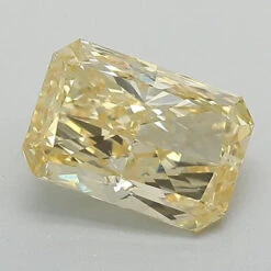 1.08Ct Intense Yellow SI2 GCAL Certified Radiant Lab Grown Diamond(Diamond 24 320170063)