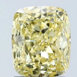 2.02Ct Vivid Yellow VVS2 IGI Certified Cushion Lab Grown Diamond(Diamond 24 681513260)