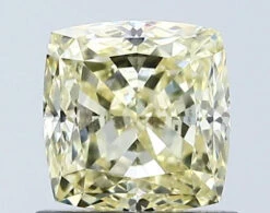 1.03Ct Fancy Yellow VS1 IGI Certified Cushion Lab Grown Diamond(Diamond 24 671433118)