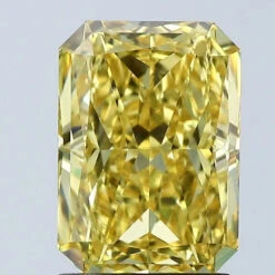 2.07Ct Vivid Yellow VVS2 IGI Certified Radiant Lab Grown Diamond(Diamond 24 677508299)