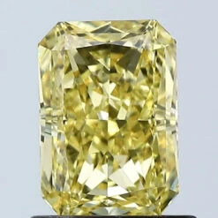 1.06Ct Vivid Yellow VVS2 IGI Certified Radiant Lab Grown Diamond(Diamond 24 678506878)