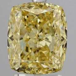 3.05Ct Vivid Yellow VS1 IGI Certified Cushion Lab Grown Diamond(Diamond 24 698550776)