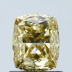 1.06Ct Intense Yellow VVS2 IGI Certified Cushion Lab Grown Diamond(Diamond 24 678569630)