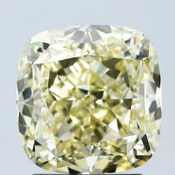 3.06Ct Intense Yellow VS1 IGI Certified Cushion Lab Grown Diamond(Diamond 24 673404475)