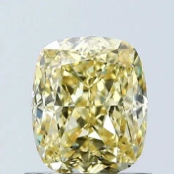 1.05Ct Vivid Yellow VVS2 IGI Certified Cushion Lab Grown Diamond(Diamond 24 671433512)