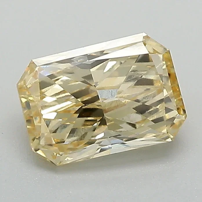 1.06Ct Fancy Yellow VVS2 GCAL Certified Radiant Lab Grown Diamond(Diamond 24 320040211) 3 1.06Ct Fancy Yellow VVS2 GCAL Certified Radiant Lab Grown Diamond(Diamond 24 320040211)