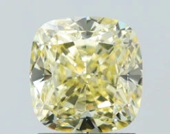 2.05Ct Intense Yellow VS2 IGI Certified Cushion Lab Grown Diamond(Diamond 24 621434879)
