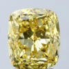 3.04Ct Vivid Yellow VVS2 IGI Certified Cushion Lab Grown Diamond(Diamond 24 675592350)