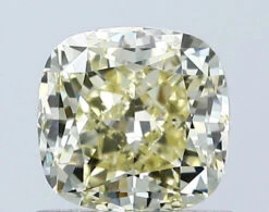 1.02Ct Fancy Yellow VS2 IGI Certified Cushion Lab Grown Diamond(Diamond 24 671438824)