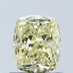 1.04Ct Intense Yellow VVS2 IGI Certified Cushion Lab Grown Diamond(Diamond 24 679512168)