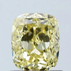 1.05Ct Intense Yellow VVS2 IGI Certified Cushion Lab Grown Diamond(Diamond 24 678508685)