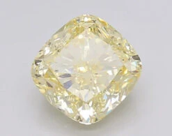 3.08Ct Intense Yellow VS2 IGI Certified Cushion Lab Grown Diamond(Diamond 24 595380956)