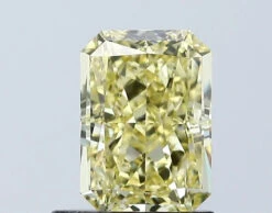 1.01Ct Vivid Yellow VVS2 IGI Certified Radiant Lab Grown Diamond(Diamond 24 671433130)