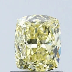 1.03Ct Intense Yellow VVS2 IGI Certified Cushion Lab Grown Diamond(Diamond 24 678506907)