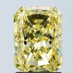 2.09Ct Vivid Yellow VS1 IGI Certified Radiant Lab Grown Diamond(Diamond 24 677508298)
